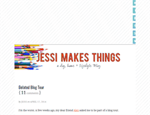 Tablet Screenshot of jessimakesthings.com